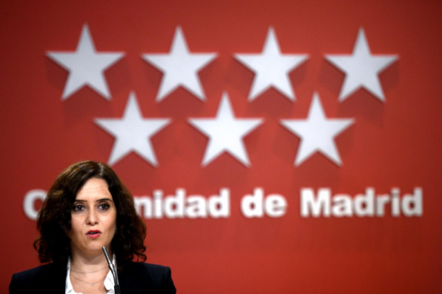 La presidenta de la Comunidad de Madrid, Isabel Díaz Ayuso