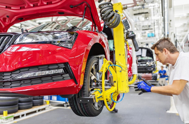 Fábrica de vehículos de Skoda.