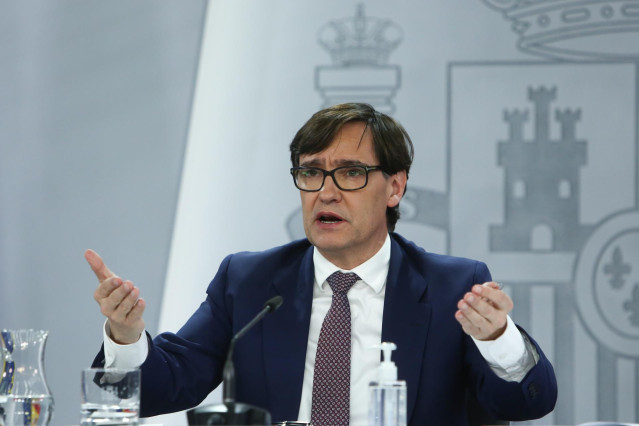 Rueda de prensa de Salvador Illa, Carolina Darias y Fernando Simón tras el Consejo Interterritorial de Salud