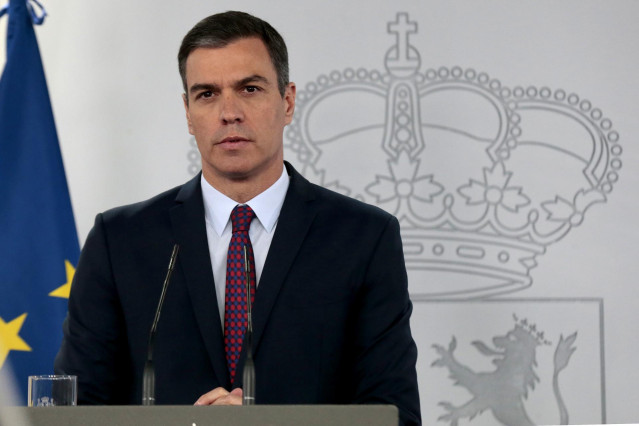 El presidente del Gobierno, Pedro Sánchez