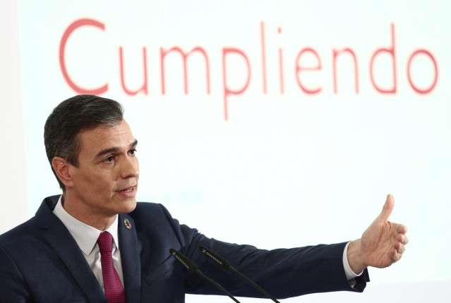 El presidente del Gobierno, Pedro Sánchez.