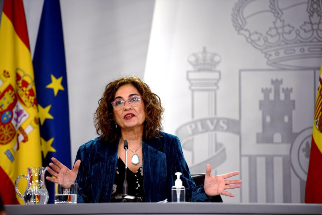 Ministra de Hacienda, María Jesús Montero,