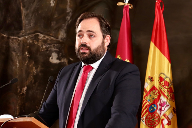 El presidente del PP de C-LM, Paco Núñez, en el acto por la Constitución.