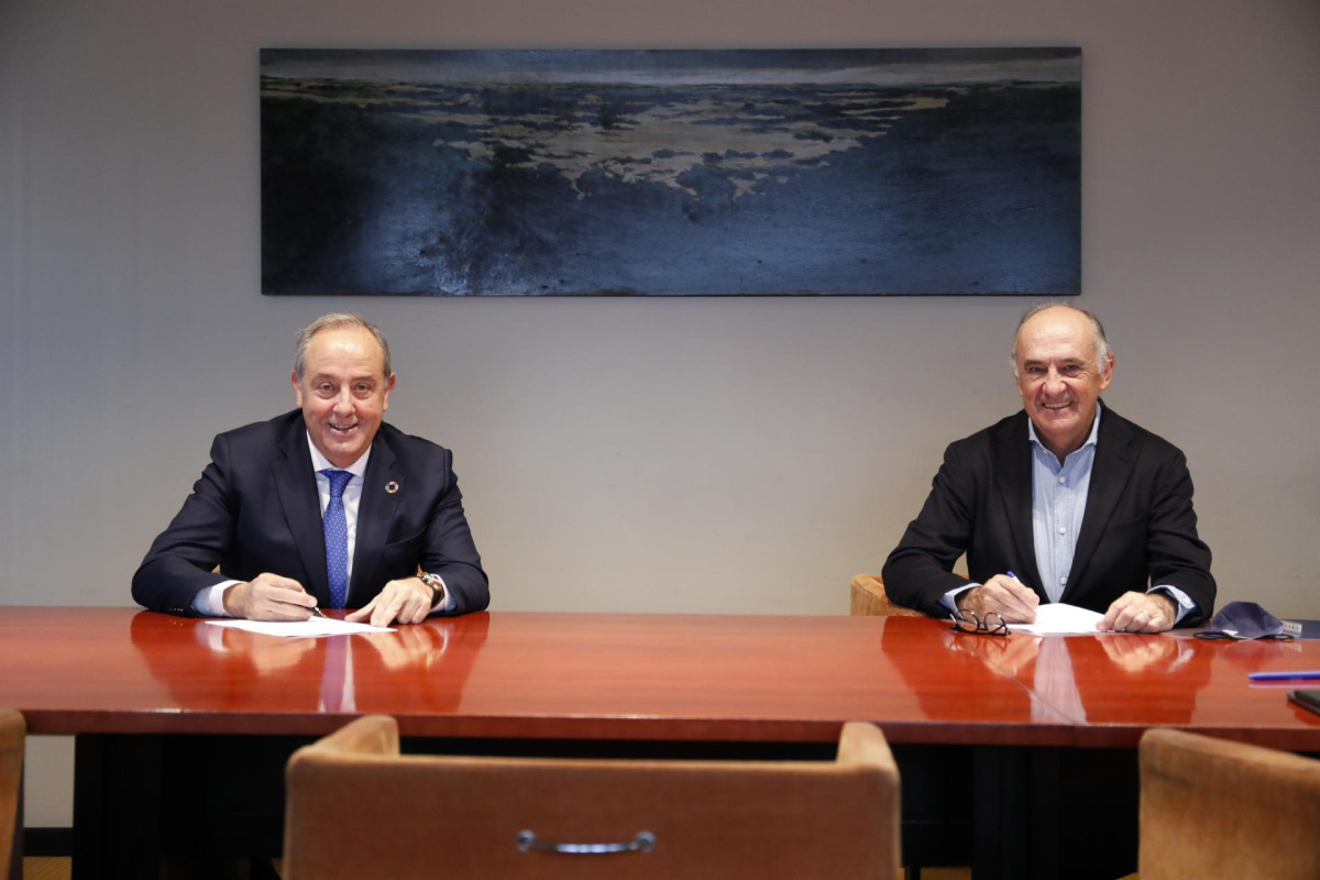 José Luis Morlanes y Juan Béjar firman alianza entre Bruc Energy y Alter Enersun