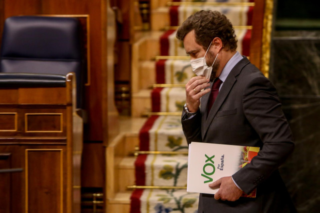 El portavoz parlamentario de Vox, Iván Espinosa de los Monteros.