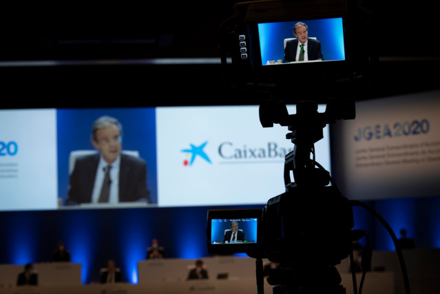 El presidente de CaixaBank, Jordi Gual