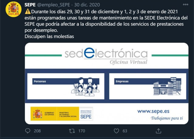 Twitter SEPE
