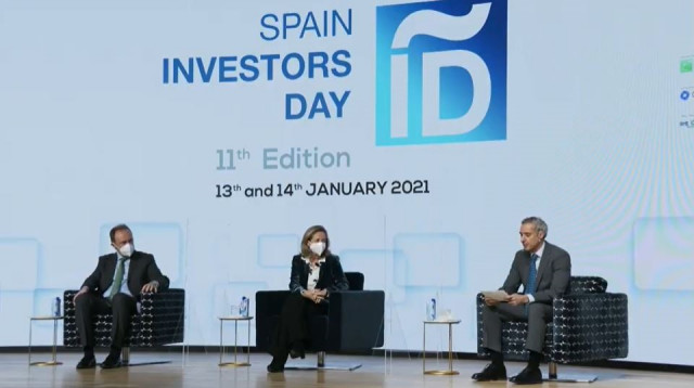 La vicepresidenta tercera Nadia Calviño en la XI Edición de Spain Investors Day