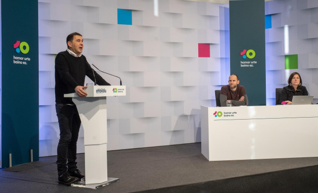 El coordinador general de EH Bildu, Arnaldo Otegi