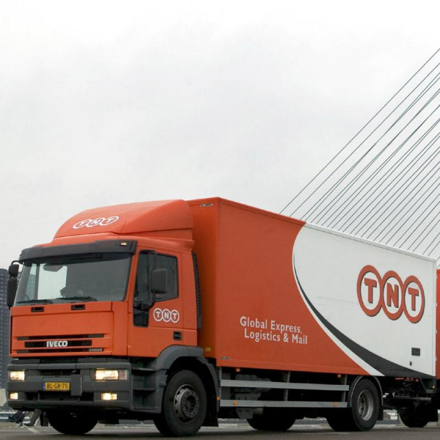 Camión de TNT Express