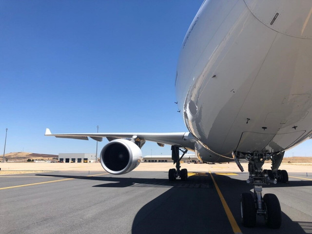 Avión de Iberia en Ciudad Real.