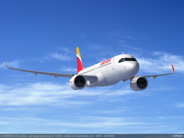 Avión de Iberia.