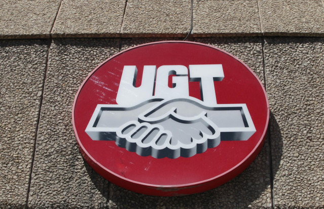 Sede de UGT, logo de UGT, Unión General de Trabajadores