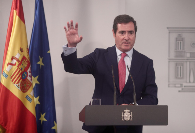 El presidente de la patronal CEOE, Antoni Garamendi.
