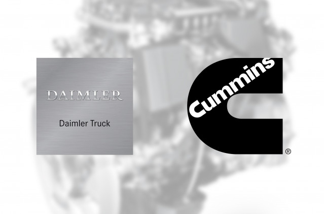 Logo de Daimler Truck y Cummins.