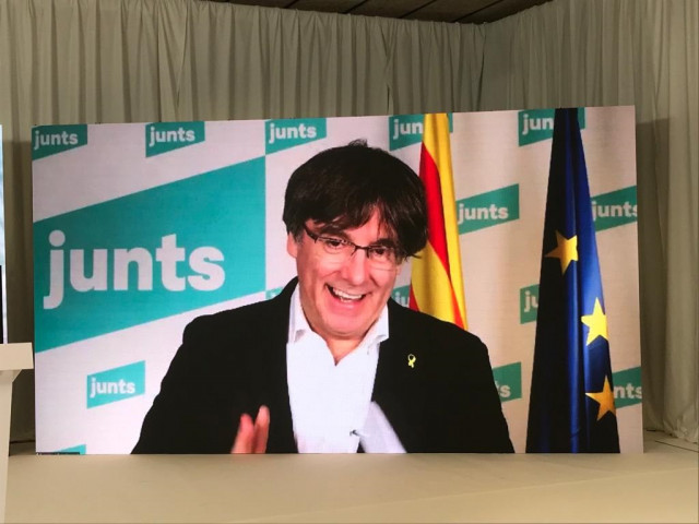 El expresidente de la Generalitat Carles Puigdemont