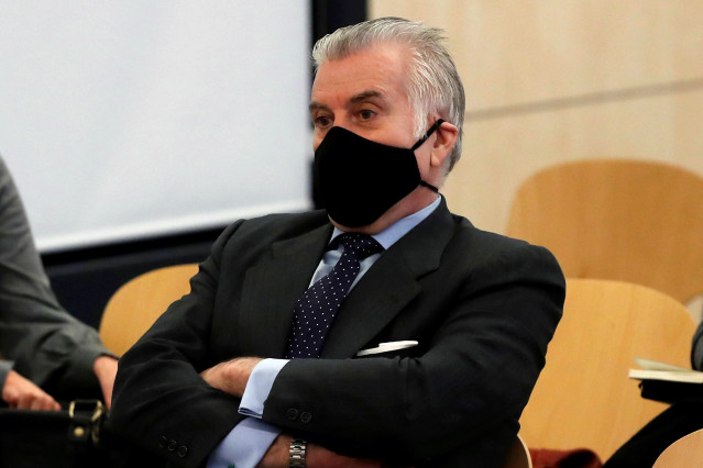 El extesorero del PP Luis Bárcenas durante el juicio por la presunta caja 'b' del PP.