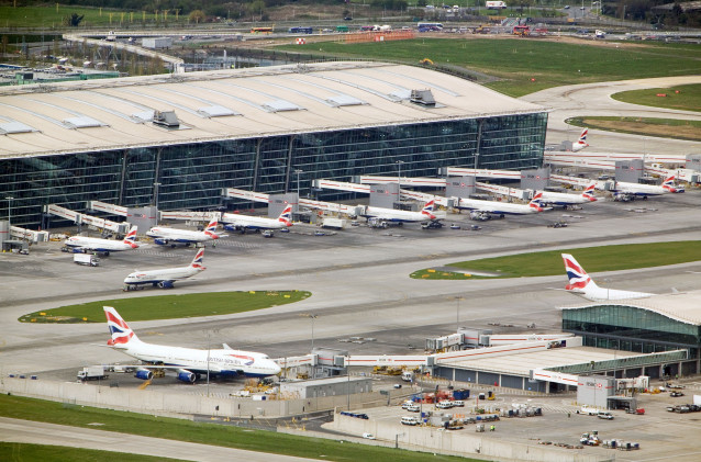 Archivo - Terminal T5 del aeropuerto de Londres Heathrow (Ferrovial)