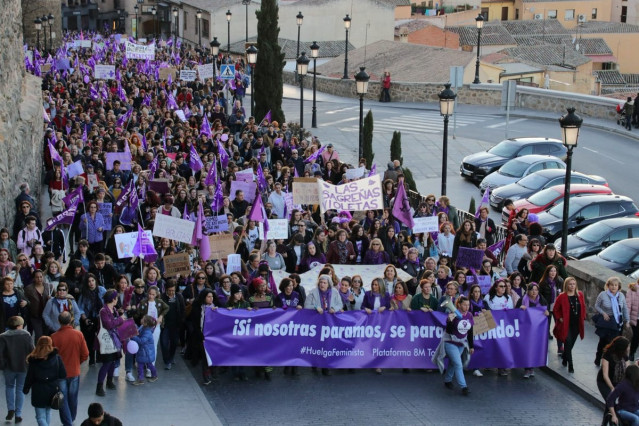 Archivo - Manifestación del 8M en Toledo