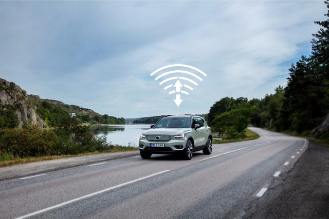 Vehículo conectado de Volvo.