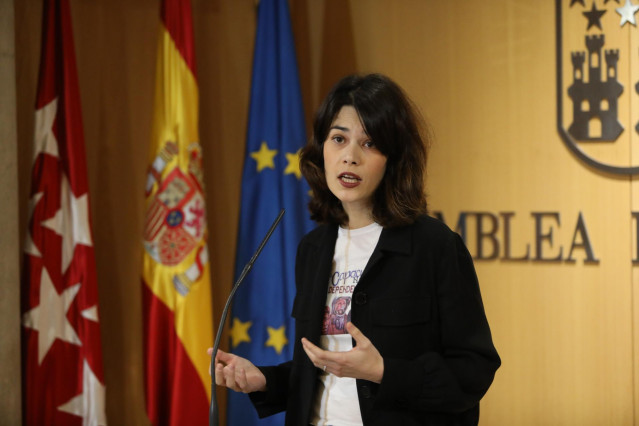Archivo - La portavoz de Unidas Podemos en la Comunidad de Madrid, Isa Serra