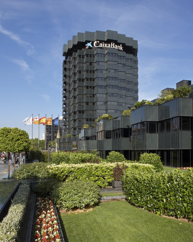 Sede corporativa de CaixaBank en Barcelona