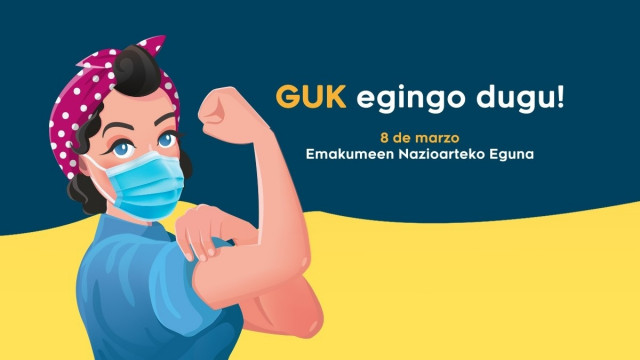 8M.- PNV anima a compartir en redes sociales fotografías recreando una imagen icónica de la lucha feminista