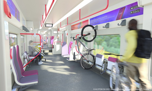 Configuración de los nuevos trenes de Cercanías de Alstom
