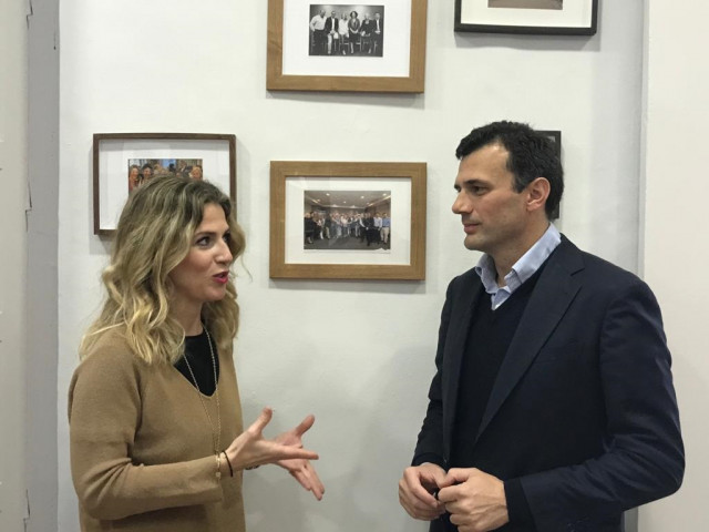 Archivo - La presidenta del PP de Cádiz, Ana Mestre, y el diputado andaluz del PP Bruno García, en una foto de archivo.