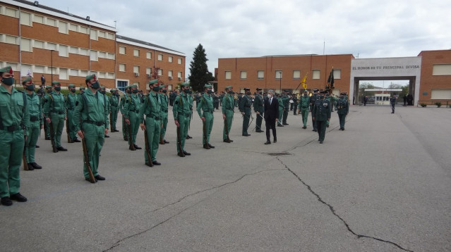 El ministro del Interior, Fernando Grande-Marlaska, visita el Colegio de Guardias Jóvenes de la Guardia Civil