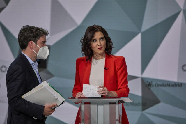 La candidata del PP a la Presidencia de la Comunidad de Madrid, Isabel Díaz Ayuso