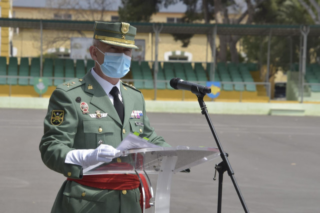 El nuevo jefe de la Brigada 'Rey Alfonso XIII' II de La Legión, general de brigada Melchor Jesús Marín Elvira