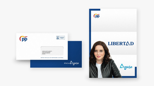 Propangada electoral de la presidenta de la Comunidad y candidata del PP, Isabel Díaz Ayuso.