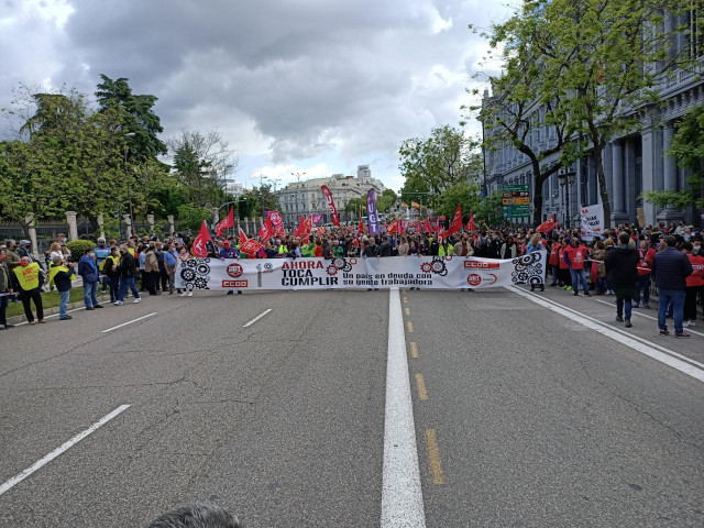 Arranca en Madrid la manifestación por el 1 de Mayo