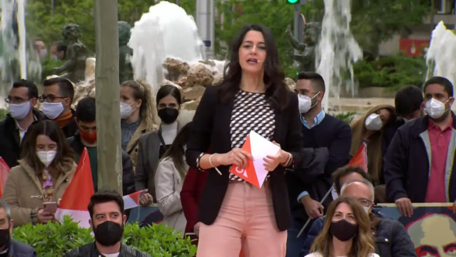 La presidenta de Ciudadanos, Inés Arrimadas