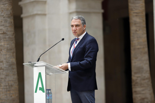 El consejero de la Presidencia, Administración Pública e Interior, Elías Bendodo