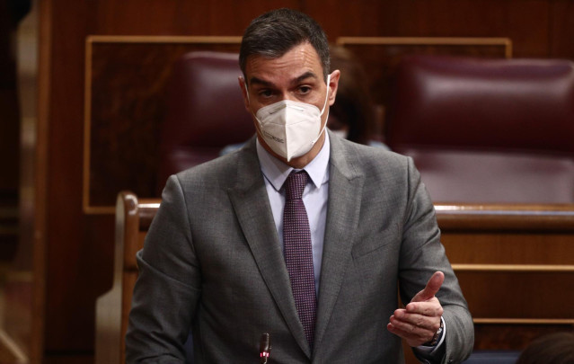 El presidente del Gobierno, Pedro Sánchez,