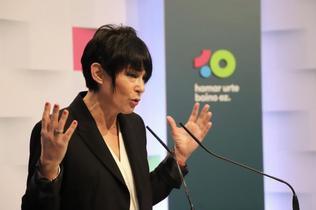 Archivo - La portavoz parlamentaria de EH Bildu, Maddalen Iriarte