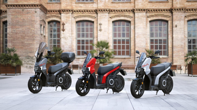 Archivo - Motocicletas eléctricas de Seat Mó.
