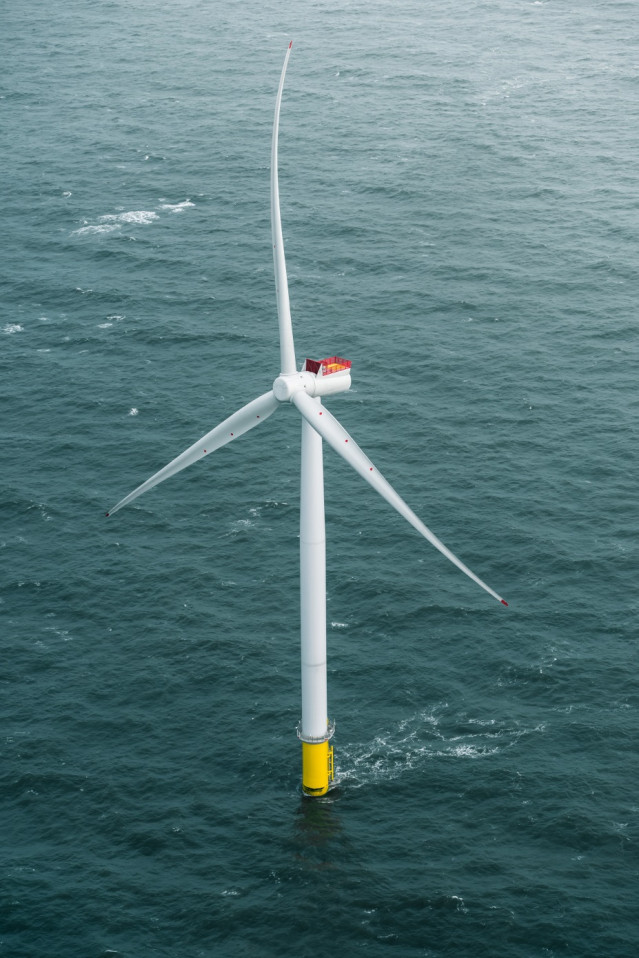 Archivo - Aerogenerador de Siemens Gamesa marino