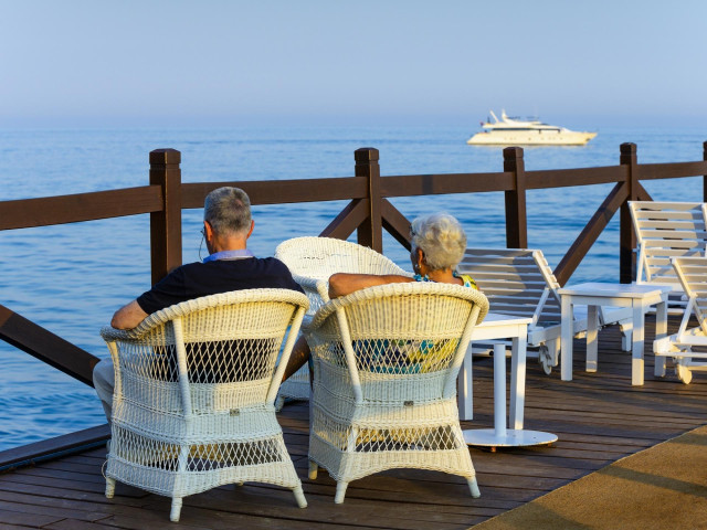 Dos turistas en la Costa del Sol