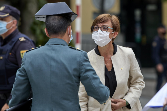 La directora de la Guardia Civil, María Gámez, en un acto reciente en el Senado