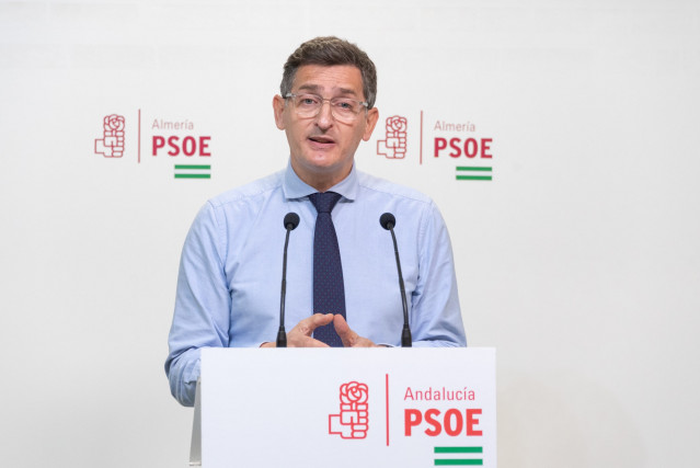 Archivo - El secretario provincial del PSOE de Almería, José Luis Sánchez Teruel