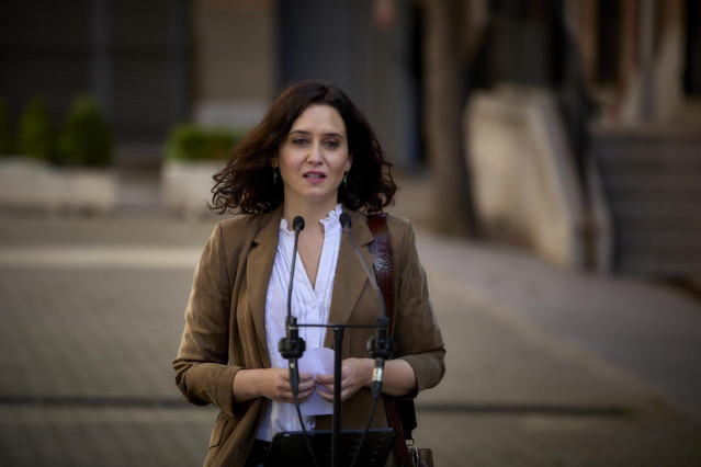 Isabel Díaz Ayuso, la presidenta en funciones de la Comunidad de Madrid