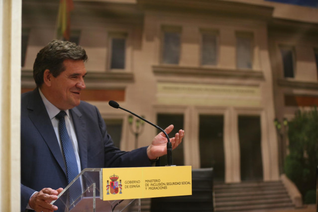 El ministro de Inclusión, Seguridad Social y Migraciones, José Luis Escrivá