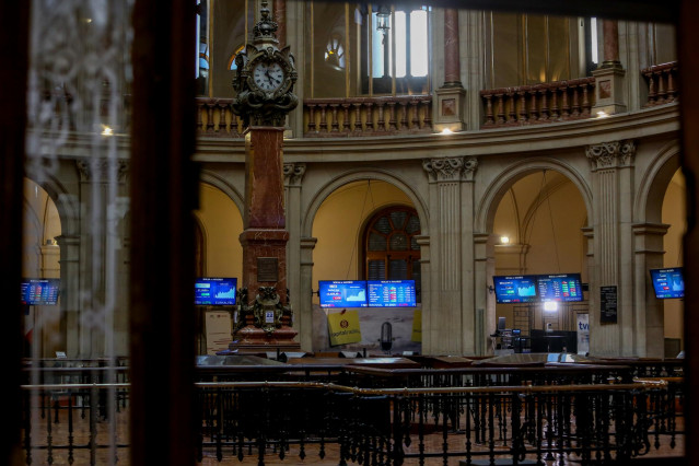 Archivo - Interior del Palacio de la Bolsa.