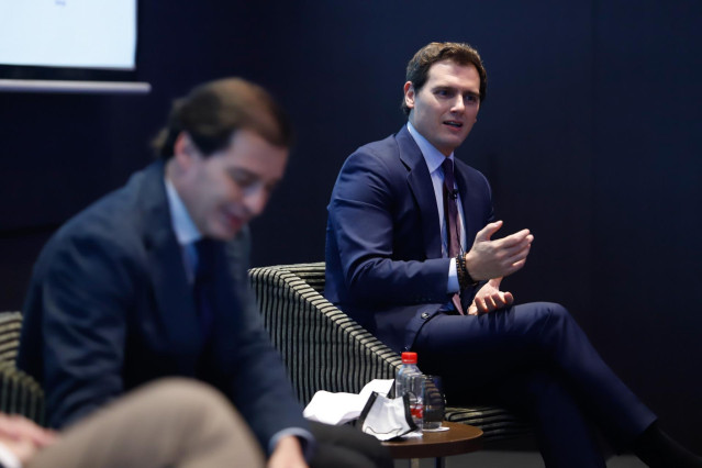 Archivo - El presidente ejecutivo de Martínez-Echevarría & Rivera Abogados y exlíder de Ciudadanos, Albert Rivera, en un desayuno informativo de Europa Press en noviembre de 2020.