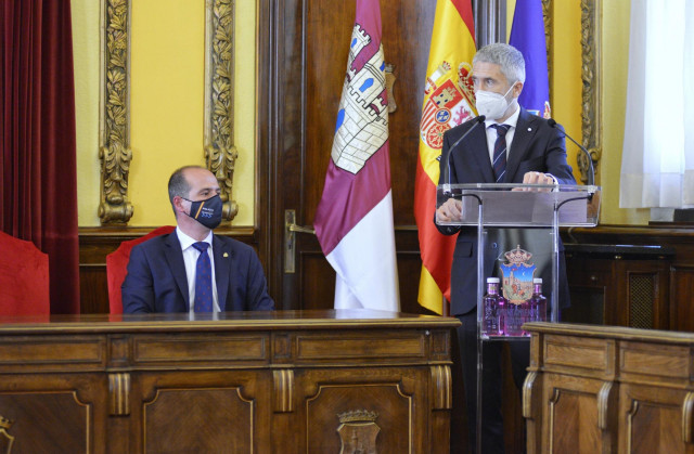 El ministro del Interior, Fernando Grande-Marlaska, en Guadalajara