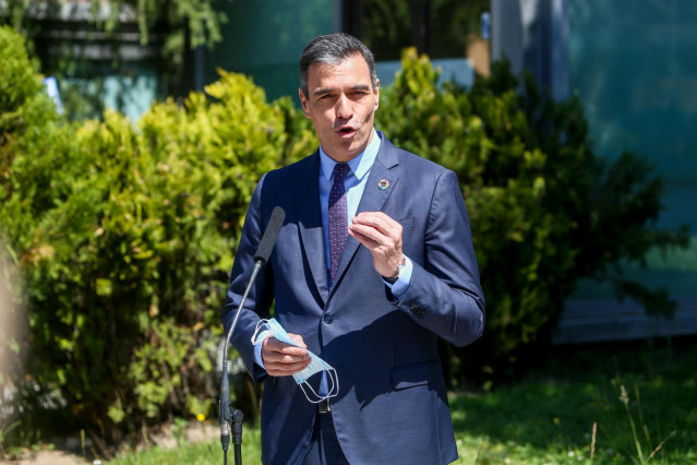 El presidente del Gobierno, Pedro Sánchez