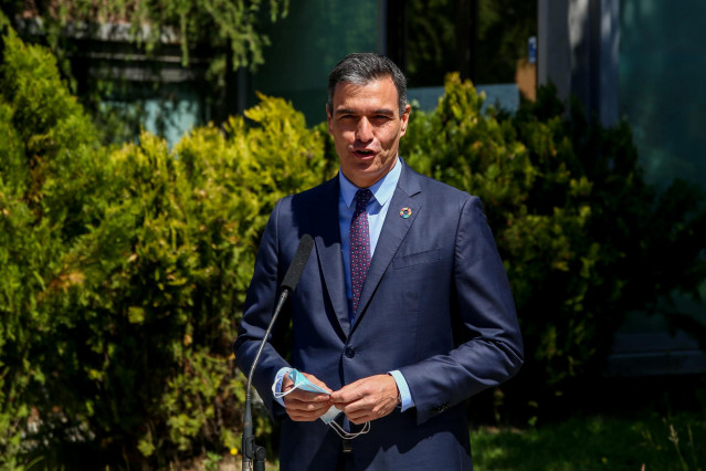 El presidente del Gobierno, Pedro Sánchez